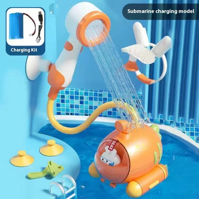 JoyKidsGo™ Leak-Proof Electric Radish Submarine 🚿✨