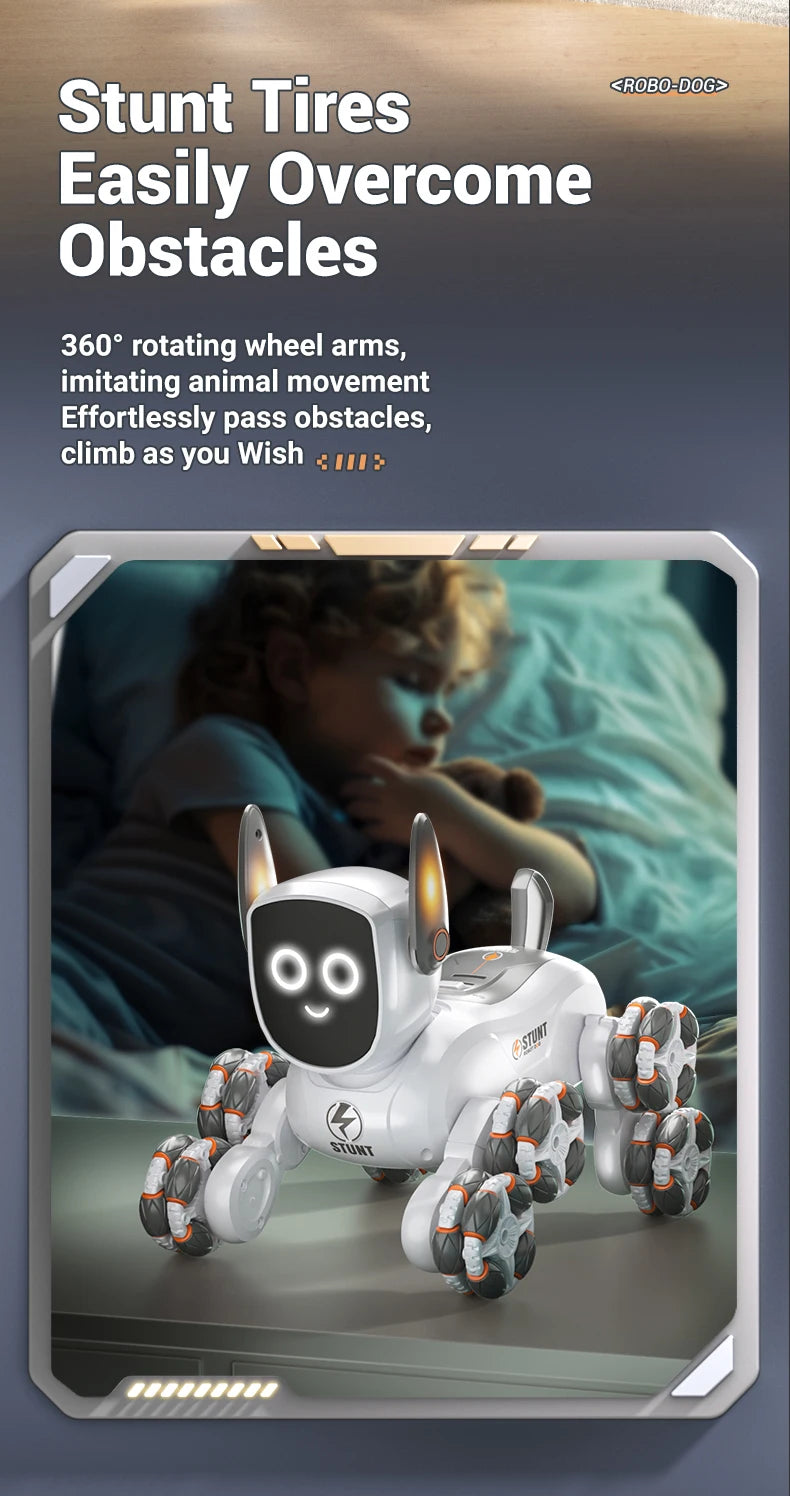 JoyKidsGo™ Remote Control Dog, Intelligent 360° Rotation