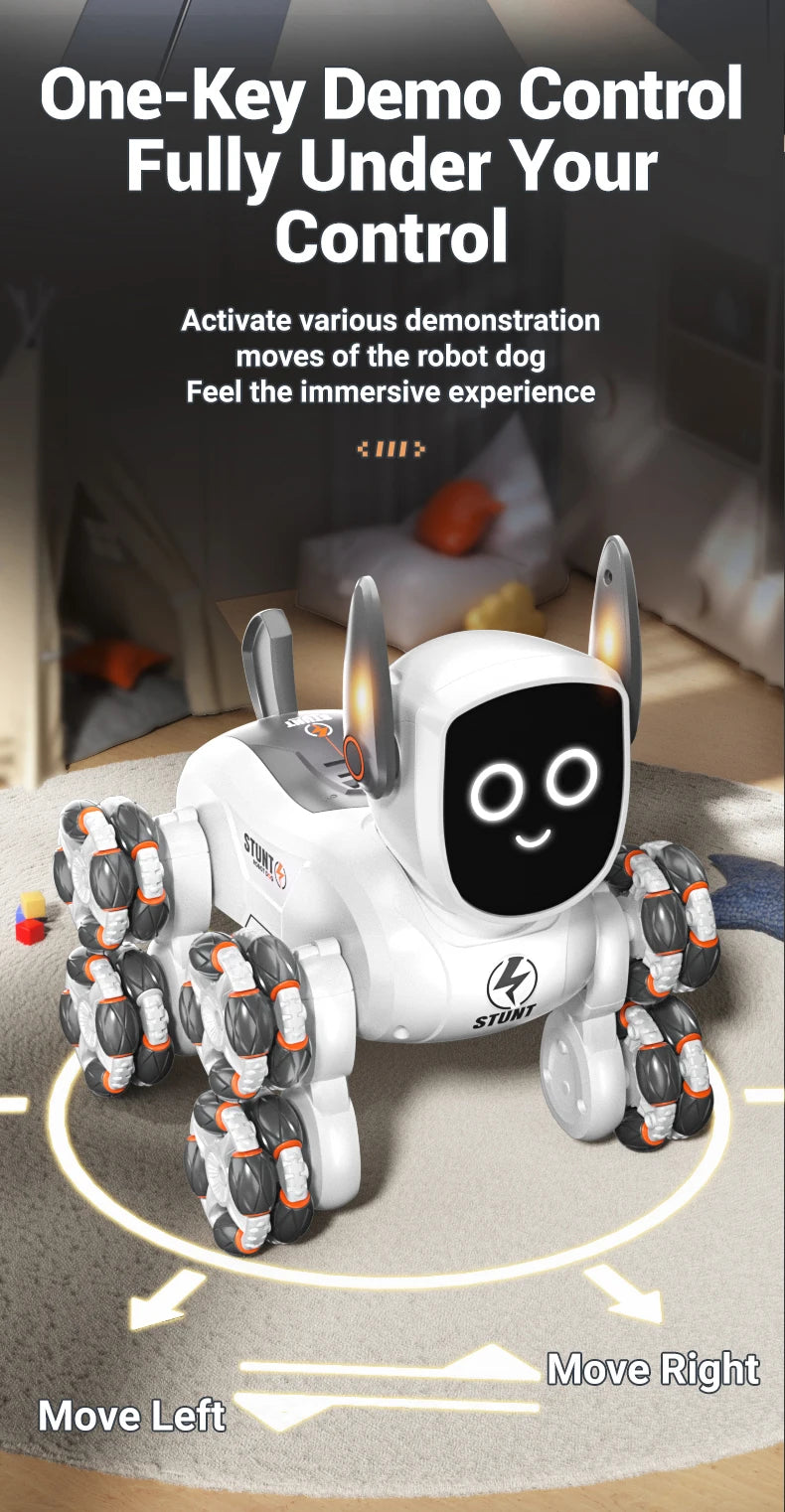 JoyKidsGo™ Remote Control Dog, Intelligent 360° Rotation