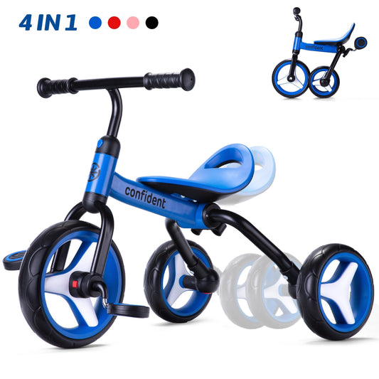 JoyKidsGo™ 4 n 1 - Kids Tricycle