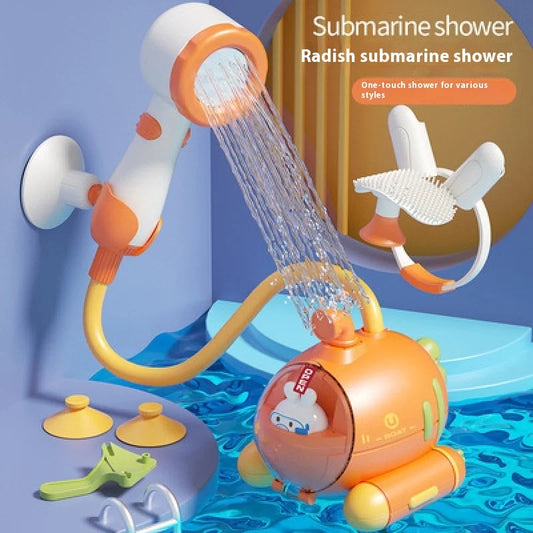 JoyKidsGo™ Leak-Proof Electric Radish Submarine 🚿✨