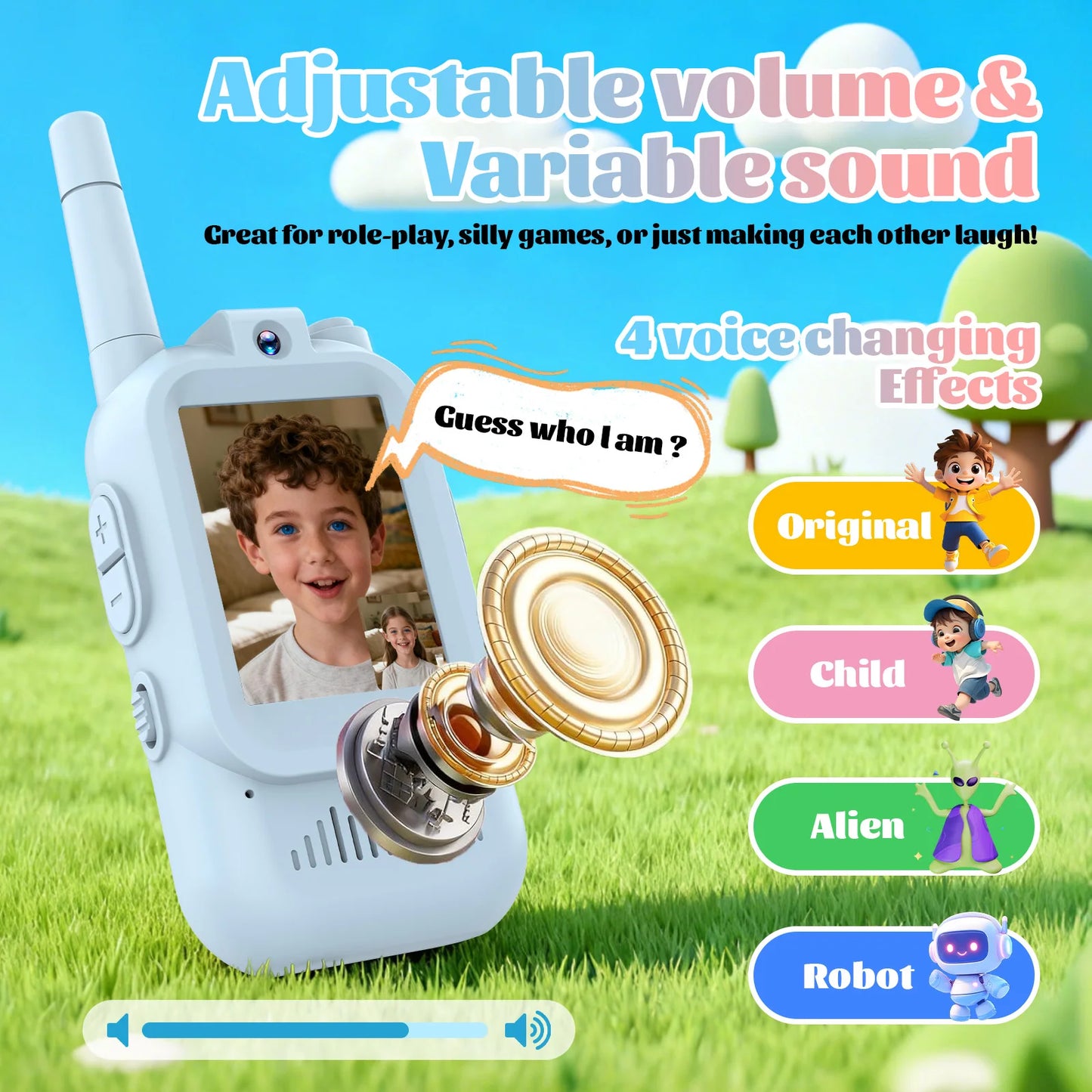 Kids WiFi Video Walkie Talkies – 2-Pack