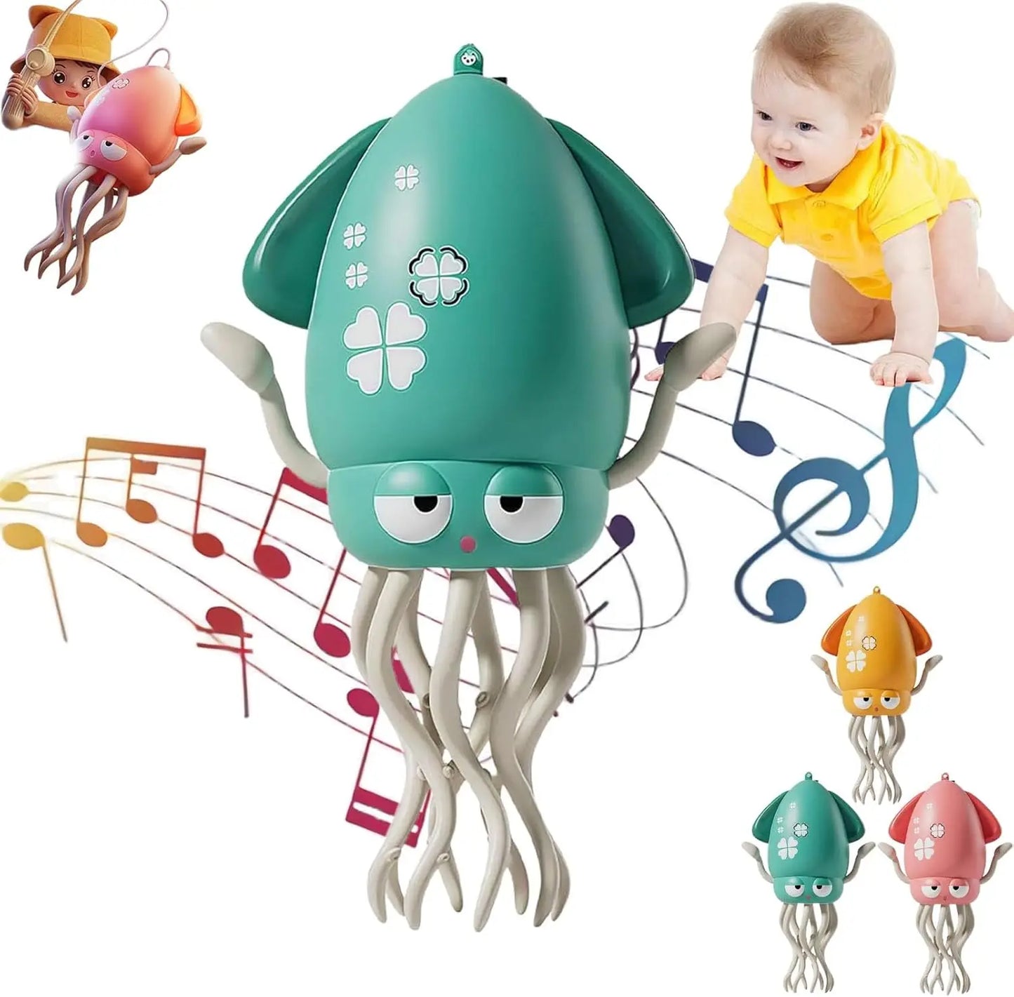 JoyKidsGo™ Electric Dancing Octopus