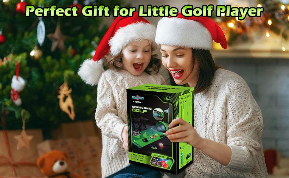 JoyKidsGo™ Golf Club Set with LED Automatic Ball Returner