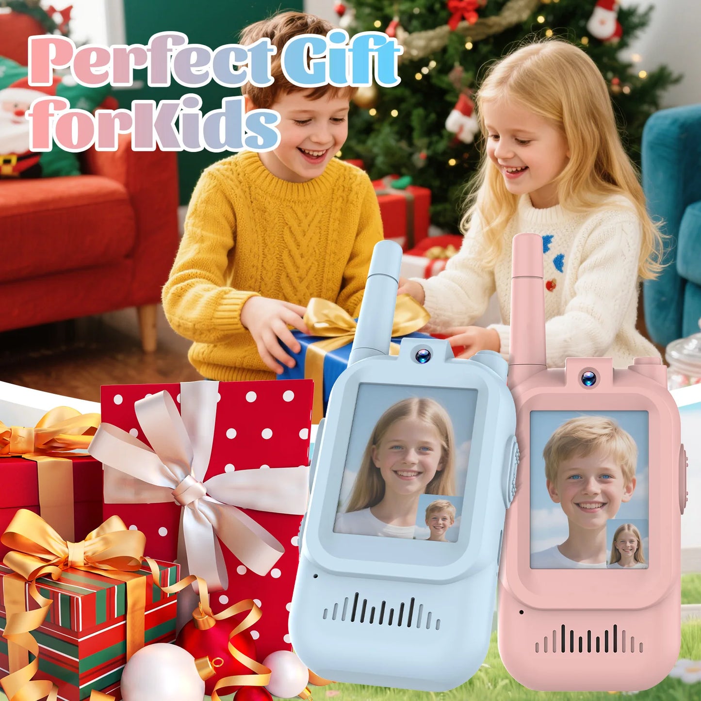 Kids WiFi Video Walkie Talkies – 2-Pack